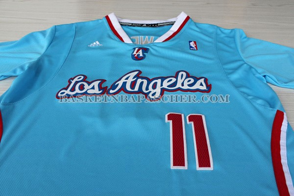Maillot Manche Courte Los Angeles Clippers Crawford Bleu